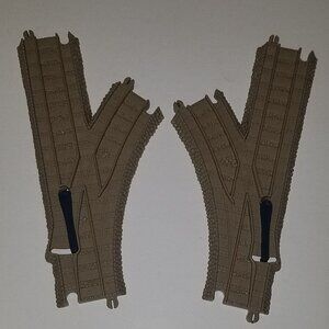 2 Gullane Brown Train Track Switch Lot 8.5" Thomas Tank Engine 2009